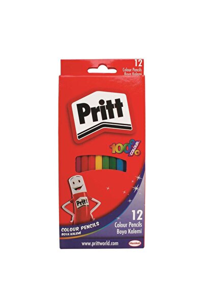 Pritt 1219734   Dry Crayons 12 Pieces - Mixed Color