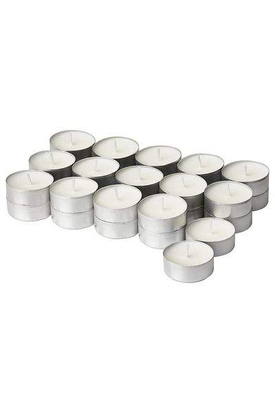 IKEA Small scented candles, vanilla/light beige, 3.5 cm, 30 pieces