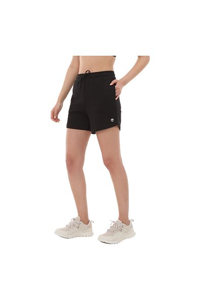 Timberland Pantaloni scurți Loop Back - Pantaloni scurți și Capri negri pentru femei