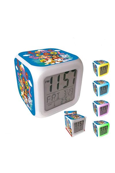 PAW PATROL Ceas desteptator digital, 8 cm, Multicolor, Paw Patrol