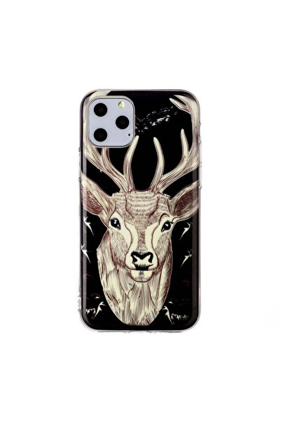 REDz Accessories Carcasă din silicon pentru iPhone 11 Pro, model fosforescent...