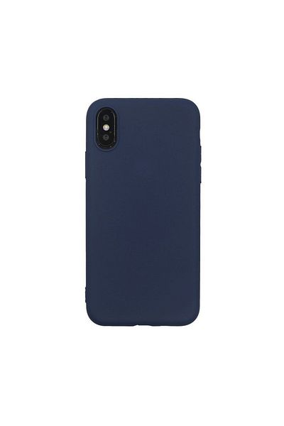 REDz Accessories X-level Thin Membrane Case, Silicone, Compatible With Iphone Xs Max, Navy Blue