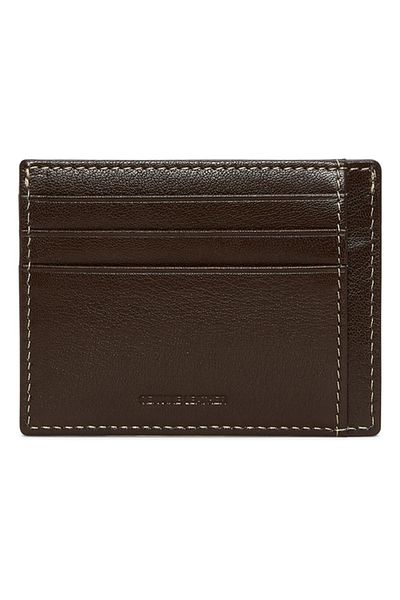Timberland B0A2Mmx2141-R Milled Milled Card Case Male C &amp; Uuml;Zdan Coffee