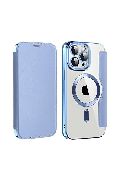 REDz Accessories Husă de card Magsafe, hibridă, aspect piele, pentru iPhone 1...