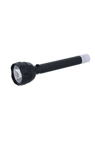 KRYPTON Rechargeable Led Torch – 3w, Dual Battery, 14hr Runtime, Long-range Beam, Compact & Durable