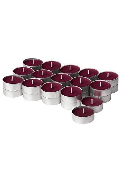 IKEA Small scented candle, berry/red, 3.5 cm