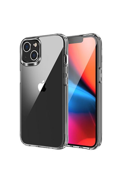 REDz Accessories Carcasă simplă, compatibilă cu iPhone 13 Mini, silicon, transparentă