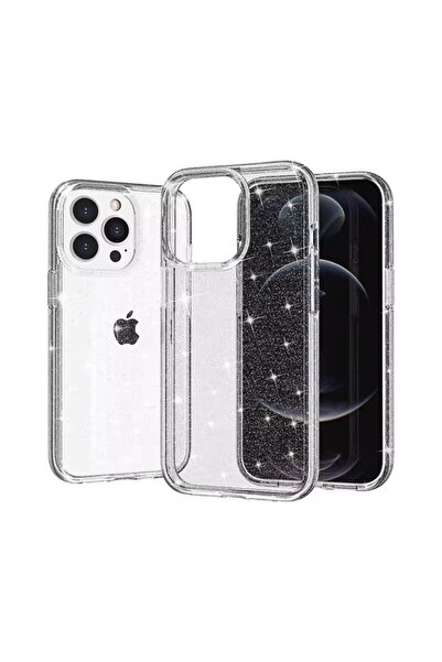 REDz Accessories Carcasă Sparkle Armor, cu sclipici, compatibilă cu iPhone 14...