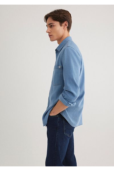 Mavi Taschen-detailliertes Hemd Slim Fit / Slim Fit 0211421 -18790