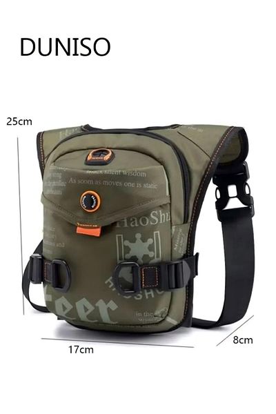 Generic DUNISO Multifunction Drop Leg Bag For Men and Women Panel Utility Waist Bag