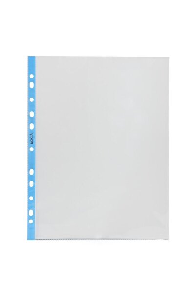 Noki 4830CR حقيبة كريستال مثقوبة باللون الأزرق مقاس A4 90 ميكرون - 100 قطعة