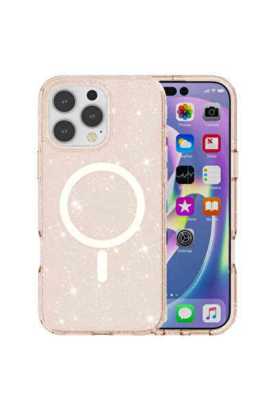REDz Accessories Θήκη Shine Armor MagSafe, Ενσωματωμένο Glitter, Για iPhone 1...