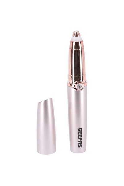 Geepas Eyebrow Trimmer - For Women, USB Charging Cable, On/Off Switch, Epilator LED Indicator, Remov