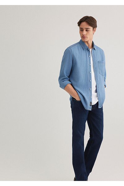 Mavi Taschen-detailliertes Hemd Slim Fit / Slim Fit 0211421 -18790