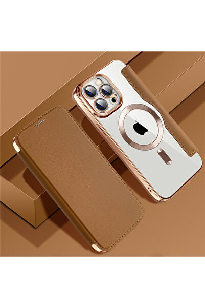 REDz Accessories Husă pentru carduri Magsafe, hibridă, aspect piele, compatib...