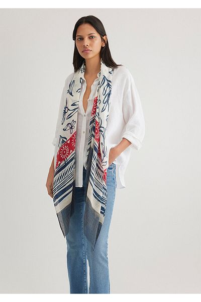 Mavi Printed Shawl 1912948 -33004