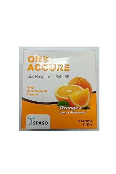Spaso أكياس ORS Accure 21.80 جرام (10 أكياس)
