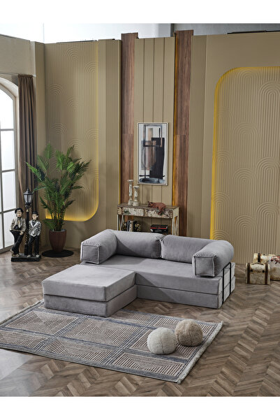 Huga Metal Relax 90x200 Köşe Takımı Aktivite Yatağı & Dinlenme Koltuğu & Yata...