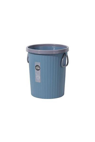 ABYZ Waste Bin, 14L, Round, Plastic, Blue color