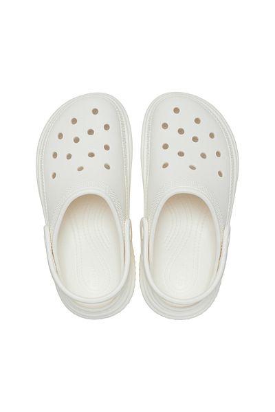 Crocs 209347 -0wv Λευκές Παντόφλες Stomp Clog