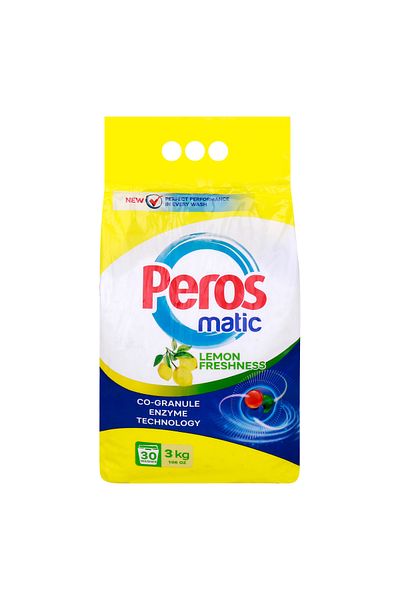Peros Washing Powder Lemon Front Load 3 kg