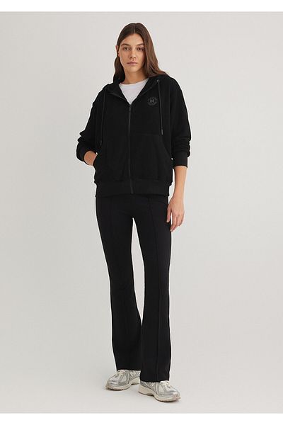 Mavi Schwarze Flare-Jogginghose 1010951 -900