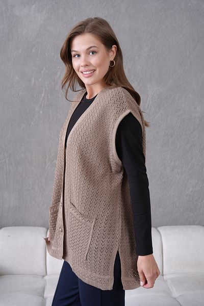 Lamierra Knitwear Plus Size Mother Seasonal Vest