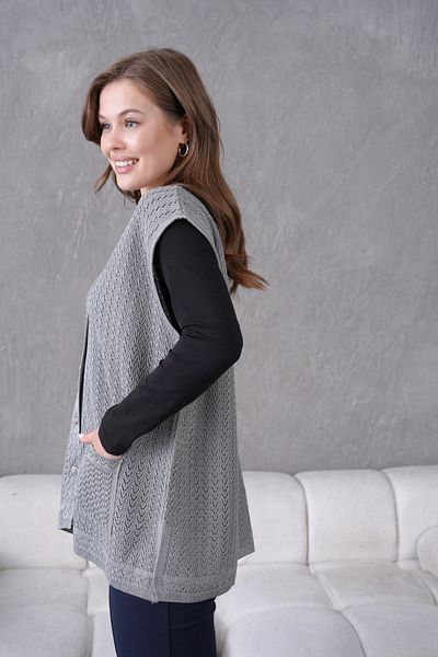 Lamierra Knitwear Plus Size Mother Seasonal Vest