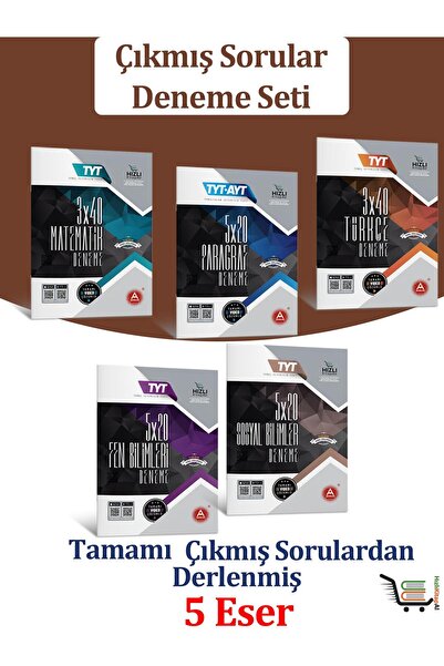 HizliKitapAl. TYT Çıkmış Sorular Deneme Seti