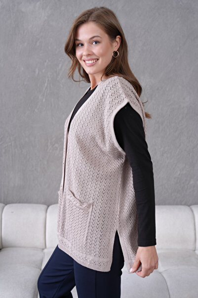 Lamierra Knitwear Plus Size Mother Seasonal Vest