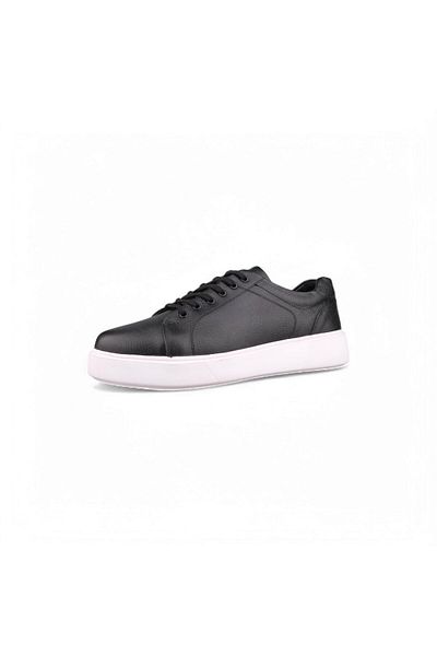 M.P. Men's Sneaker - Black, Leather