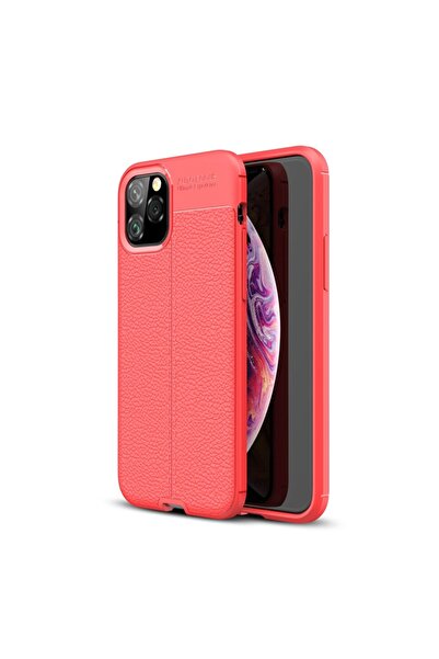 REDz Accessories Carcasă compatibilă cu iPhone 11 Pro Max, roșie, material TP...