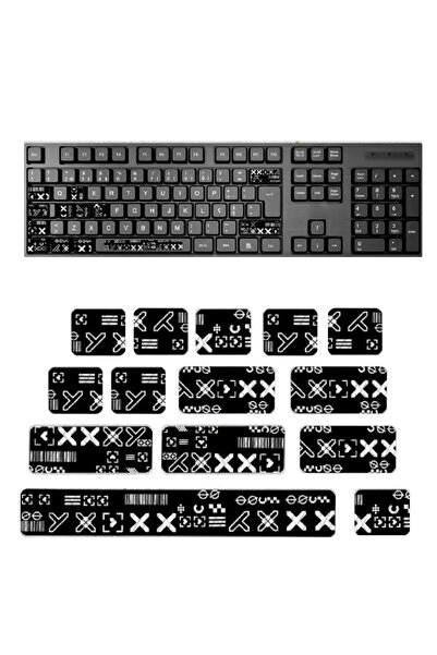 silabor Klavye Tape Kaymaz Bant Sticker Tün Modeller için uygun