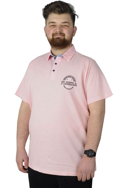 ModeXL Ανδρικό μπλουζάκι Mode Xl Polo Florida 22303 Salmon