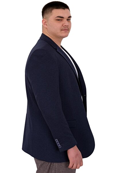 ModeXL Ανδρικό σακάκι μεγάλου μεγέθους Mode XL Diago 23027 Indigo