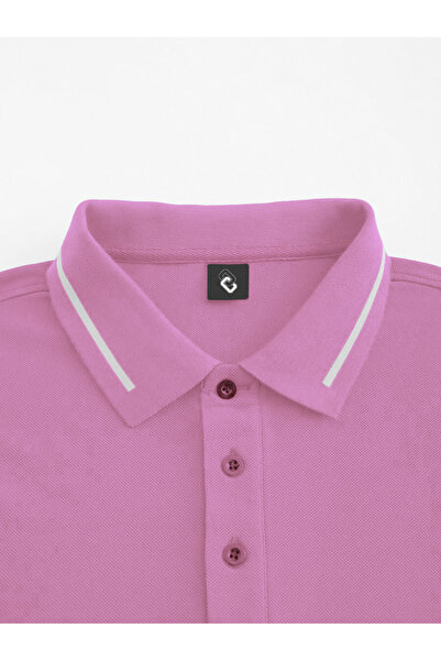 CC STORE Ανδρικό μπλουζάκι με βαμβακερή κανονική εφαρμογή με κουμπιά Polo γιακά