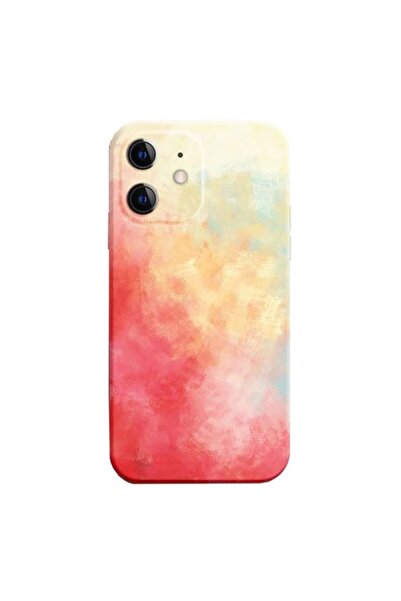 REDz Accessories Carcasă Gradient, Silicon, Compatibilă cu iPhone 12 Pro, Roșu