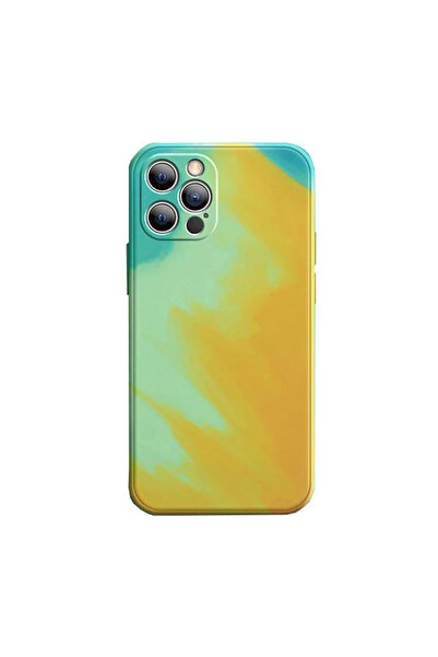 REDz Accessories Carcasă Gradient, Silicon, Compatibilă cu iPhone 12, Verde