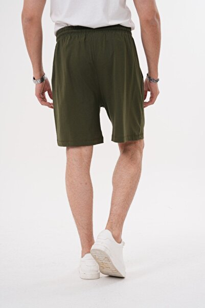 ACTIVE MODA - Men's Cotton Shorts with Laces Large Size