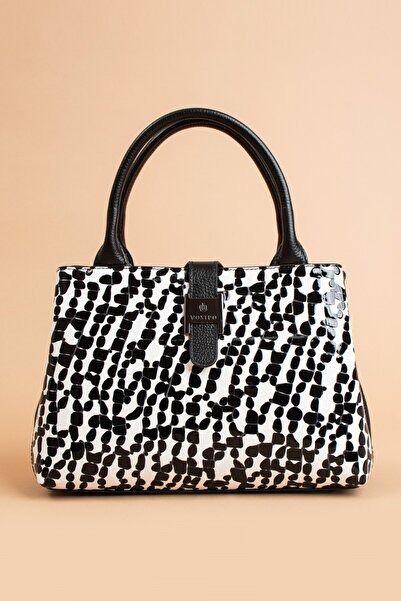 VOSTRO El Yapımı İtalyan Stili %100 Gerçek Hakiki Deri Kadın Uzun Askılı El Ç...