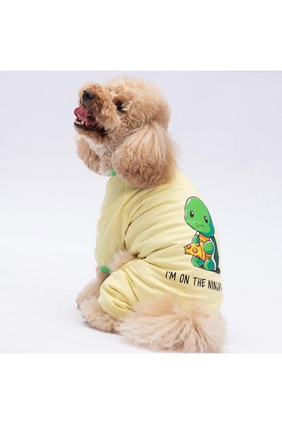 Pawstar Ninja Diet Cat Dog Pajamas - Cat Dog Jumpsuit - Cat Dog Outfit