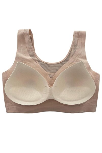 DoDe Flora F.K Laser Cut Tulle Detailed Unwired Padded Bra - 681