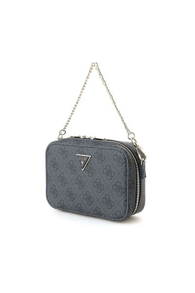 Guess Geantă de mână Zamıra Belt Beg pentru femei, antracit Pw7515p5203-clo