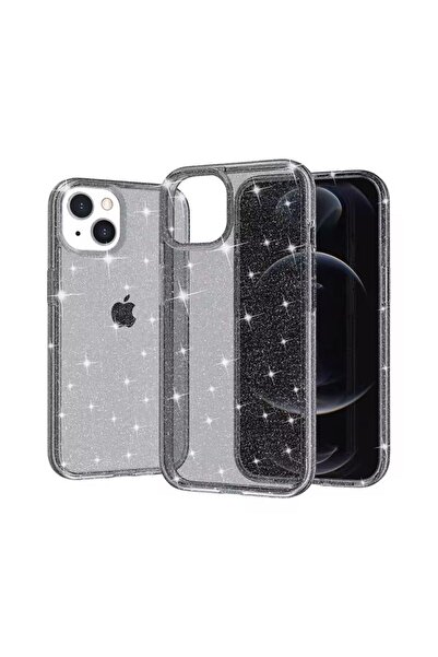 REDz Accessories Carcasă Sparkle Armor, cu sclipici, compatibilă cu iPhone 15, rezistentă la șocuri, protecție completă, neagră