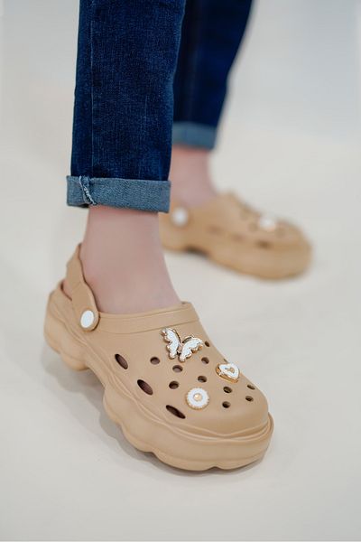 Weynes Γυναικείες μπεζ Eva Deniz Beach Nurse Hospital Sabo Slippers WSB2012