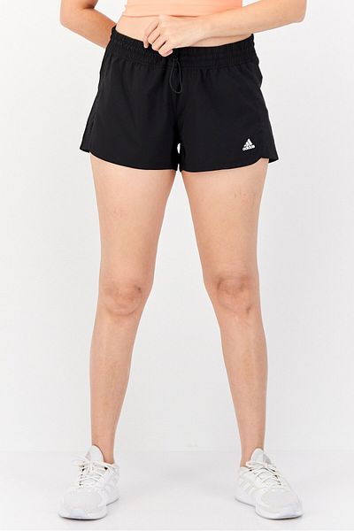 adidas Women Sportswear Fit Perforated Pacer Training Shorts, Black