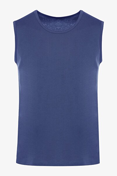 koza iç giyim Erkek Pamuklu Kolsuz Curve Büyük Beden Şortlu