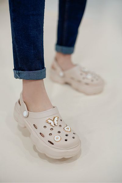 Weynes Γυναικεία κρέμα Eva Deniz Beach Nurse Hospital Sabo Slippers WSB2012