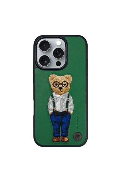 REDz Accessories Carcasă Zuck Bear pentru iPhone 16 Pro, London Classic, mode...