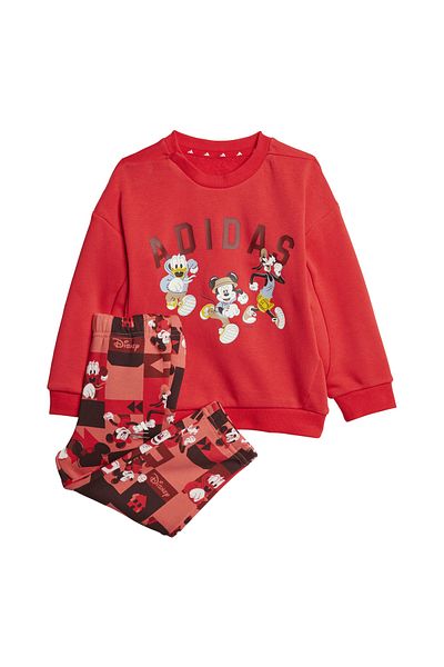 adidas Jf3624-B Adidas I Dy mm Jog Baby Tracksuit Set Red